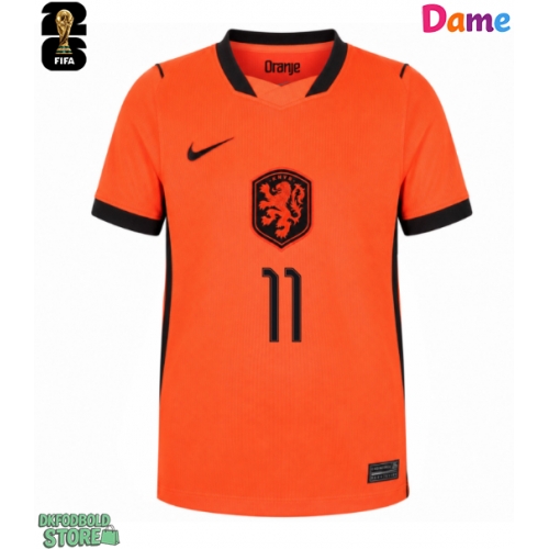 Holland Cody Gakpo #11 Replika Hjemmebanetrøje Dame VM 2026 Kortærmet